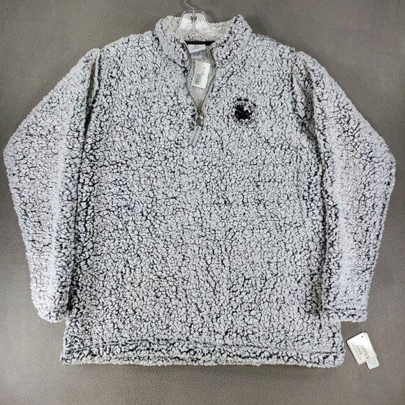 New Duluth Pack Quarter Zip Pullover Women XL Fleece Sweater Gray Artisans Thick - Picture 1 of 6